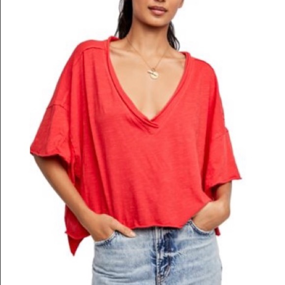 Free People Tops - Free People We the Free Oversized Cally Tee